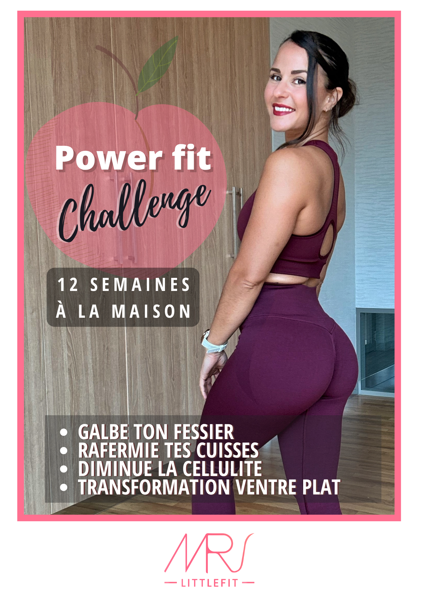 PowerFit Challenge Maison focus popotin (12 semaines) + eBook Nutrition OFFERT