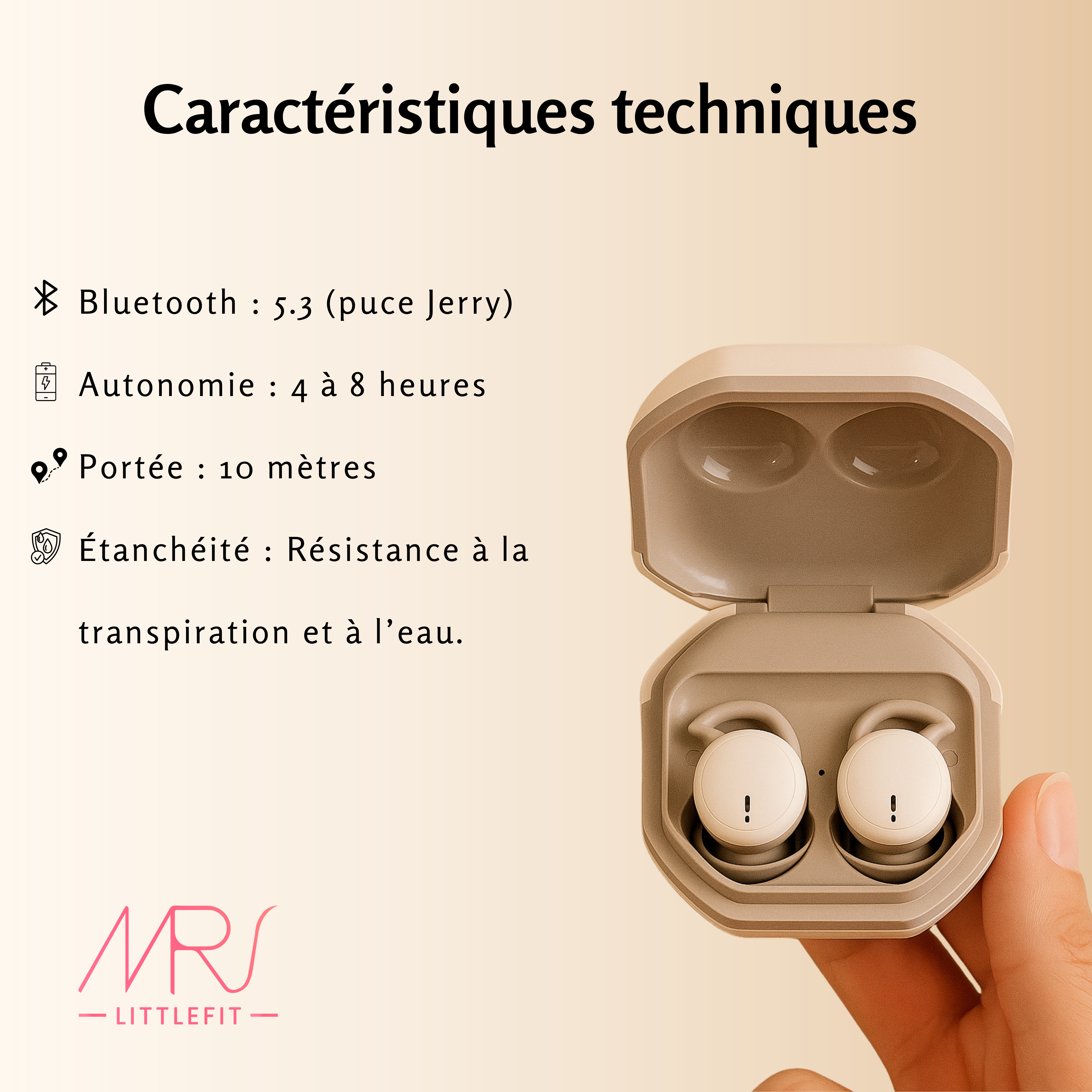 Écouteurs Bluetooth Sport – Tenue Parfaite & Confort Absolu